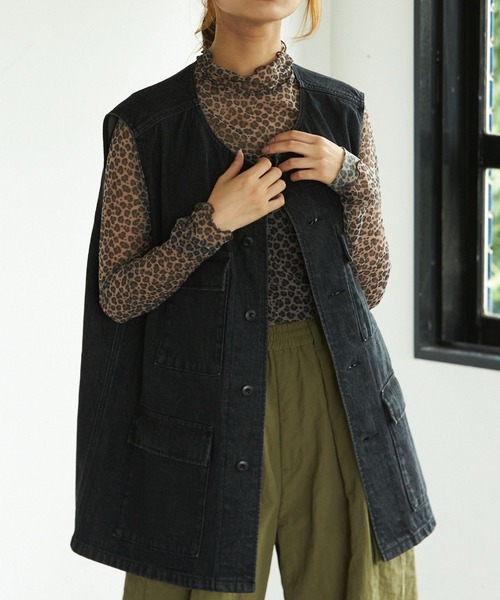 PBLIM（ページボーイリム）の「PAGEBOYLIM/アソートシアーハイネック（その他トップス・レディース・ブラック/レオパード/チェック・FREE）」の20枚目の写真