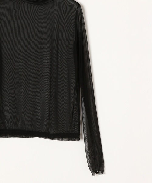 PBLIM（ページボーイリム）の「PAGEBOYLIM/アソートシアーハイネック（その他トップス・レディース・ブラック/レオパード/チェック・FREE）」の6枚目の写真