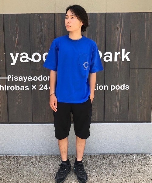 narifuri(ナリフリ)の「nanotec 制菌ポケットTシャツ(Tシャツ/カットソー・メンズ・チャコールグレー/ライトグレー/ブルー/アイボリー/ブラック・MEDIUM/LARGE)」の7枚目の写真