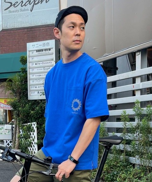 narifuri(ナリフリ)の「nanotec 制菌ポケットTシャツ(Tシャツ/カットソー・メンズ・チャコールグレー/ライトグレー/ブルー/アイボリー/ブラック・MEDIUM/LARGE)」の17枚目の写真