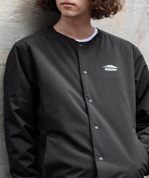 OUTDOOR PRODUCTS(アウトドアプロダクツ)の「【OUTDOOR PRODUCTS/アウトドアプロダクツ】ノーカラー中綿ブルゾン 撥水 防風 ストレッチ 防花粉 紫外線対策機能 ワンポイントブランドロゴ(ブルゾン・メンズ・カーキ/ブラック/チャコールグレー・MEDIUM/LARGE/X-LARGE)」の20枚目の写真