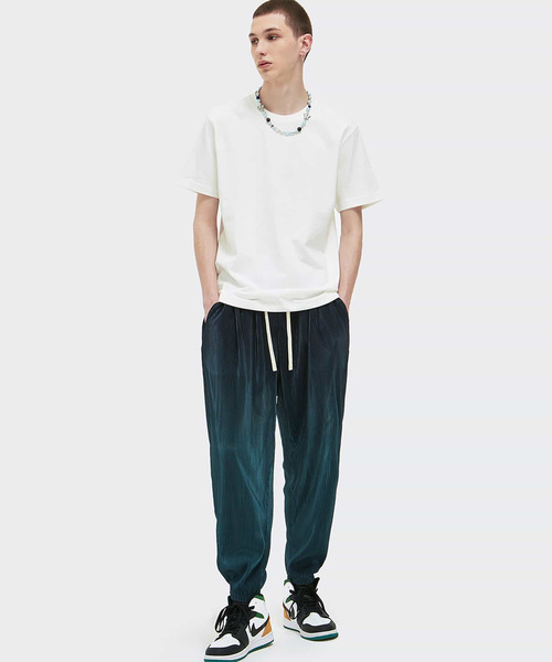 INFLATION（インフレーション）の「INFLATION(インフレーション)グラデーションパンツ（その他パンツ・メンズ・グレー/グリーン・S/M/XL/L）」の15枚目の写真