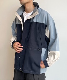 配色切替トラックジャケット