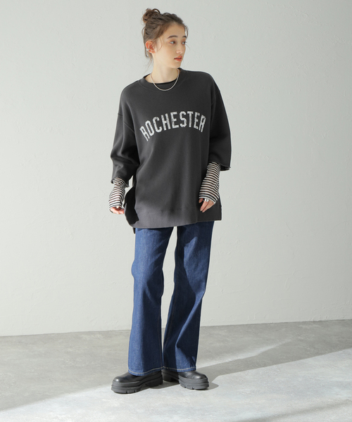 JOURNAL STANDARD(ジャーナルスタンダード)の「シアーロングTシャツ(Tシャツ/カットソー・レディース・ホワイト/ホワイト×ホワイト・FREE)」の12枚目の写真