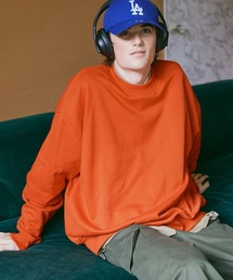 ルーズベーシックオーバー裏毛プルオーバースウェット EMMA CLOTHES