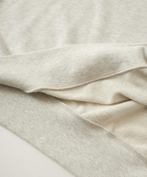 EMMA CLOTHES（エマクローズ）の「ルーズベーシックオーバー裏毛プルオーバースウェット EMMA CLOTHES（スウェット・メンズ・ブラック/グリーン/杢グレー/オレンジ/アイボリー・M/L）」の12枚目の写真