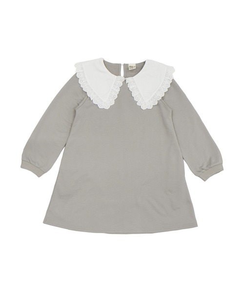 Bee des Bee(ビーデスビー)の「襟付きワンピース(ワンピース・キッズ・ブラック/グレー・110cm/100cm/120cm/130cm/140cm/150cm)」の9枚目の写真