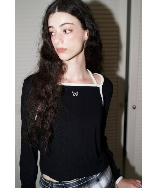 ★韓国の人気★ 【LMC】★CURVED LINE TE.E★ A'GEM/9 × .kom『 FANCY CLUB/ファンシークラブ』CUTIE-PIE LINE