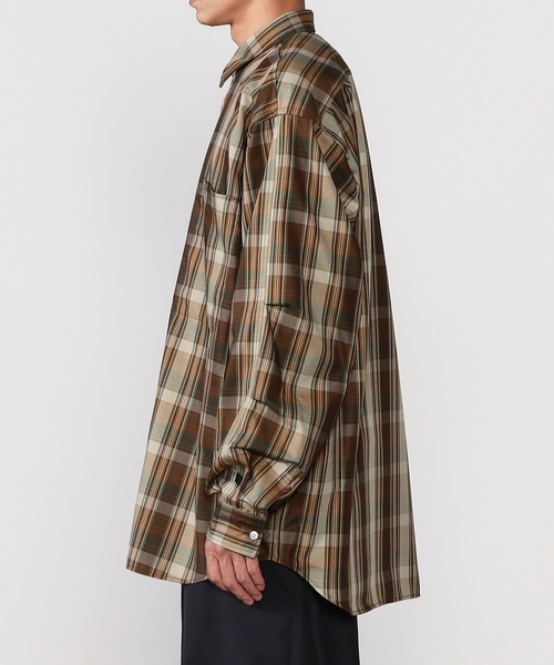 DAIWA PIER39(ダイワピア39)の「DAIWA PIER39 | TECH REGULAR COLLAR SHIRTS L/S PLAIDS MEN(シャツ/ブラウス・メンズ・ブラウン系その他/グリーン系その他・MEDIUM/SMALL)」の5枚目の写真