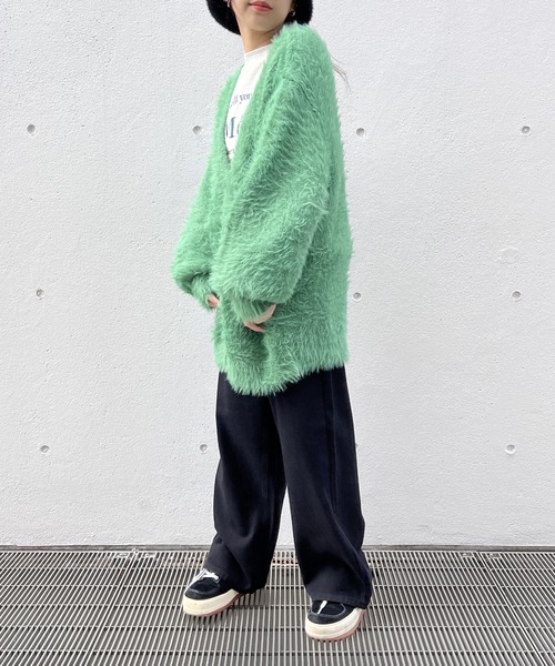 one way（ワンウェイ）の「ロングフェザーカーディガン3G