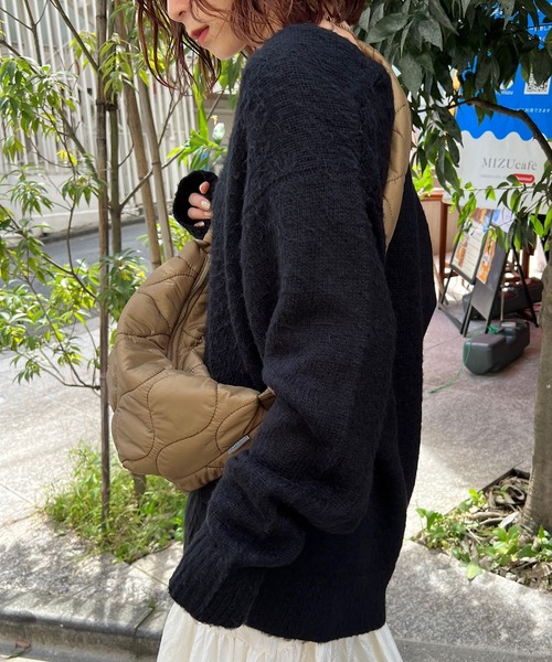 DISCOAT（ディスコート）の「【リバイバル/WEB限定】ボンディングメッセンジャーバッグ（メッセンジャーバッグ・レディース・ホワイト/ブラック/カーキ・FREE）」の14枚目の写真