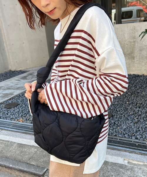 DISCOAT（ディスコート）の「【リバイバル/WEB限定】ボンディングメッセンジャーバッグ（メッセンジャーバッグ・レディース・ホワイト/ブラック/カーキ・FREE）」の13枚目の写真