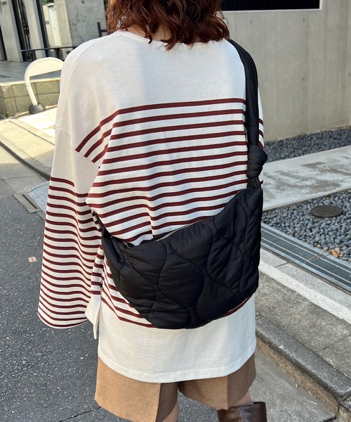 DISCOAT（ディスコート）の「【リバイバル/WEB限定】ボンディングメッセンジャーバッグ（メッセンジャーバッグ・レディース・ホワイト/ブラック/カーキ・FREE）」の18枚目の写真