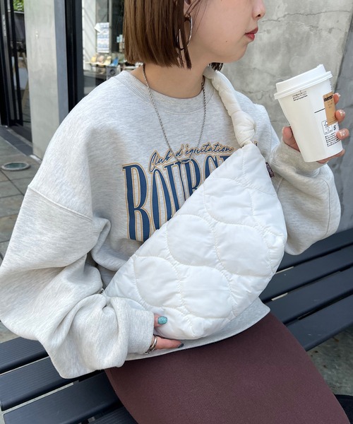 DISCOAT（ディスコート）の「【リバイバル/WEB限定】ボンディングメッセンジャーバッグ（メッセンジャーバッグ・レディース・ホワイト/ブラック/カーキ・FREE）」の17枚目の写真