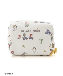 gelato pique（ジェラートピケ）の「【スーパーマリオ】総柄ポーチ 