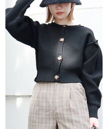 MURUA（ムルーア）の「アウトリンキングカーディガン（カーディガン/ボレロ・レディース）」