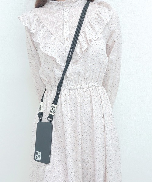 Lace Ladies(レースレディース)の「ネックストラップ付 シリコンiPhoneケース(スマホケース/カバー・レディース・ブラック/モカ/ピンク・A/C/D/F/G/K/I/P/Q/O/T/U/V/W/15D/15 )」の21枚目の写真