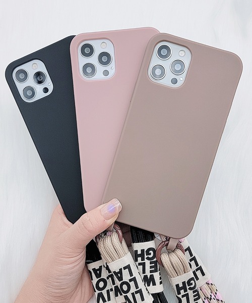 Lace Ladies(レースレディース)の「ネックストラップ付 シリコンiPhoneケース(スマホケース/カバー・レディース・ブラック/モカ/ピンク・A/C/D/F/G/K/I/P/Q/O/T/U/V/W/15D/15 )」の9枚目の写真