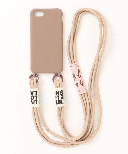 Lace Ladies(レースレディース)の「ネックストラップ付 シリコンiPhoneケース(スマホケース/カバー・レディース・ブラック/モカ/ピンク・A/C/D/F/G/K/I/P/Q/O/T/U/V/W/15D/15 )」の8枚目の写真
