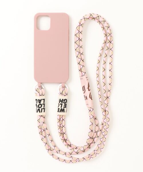 Lace Ladies(レースレディース)の「ネックストラップ付 シリコンiPhoneケース(スマホケース/カバー・レディース・ブラック/モカ/ピンク・A/C/D/F/G/K/I/P/Q/O/T/U/V/W/15D/15 )」の11枚目の写真