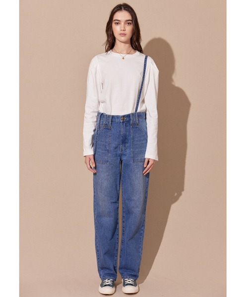 ALEXIA STAM(アリシアスタン)の「Suspenders Painter Pants /サスペンダーペインターパンツ(その他パンツ・レディース・ブラウン/ブルー・S/M)」の12枚目の写真