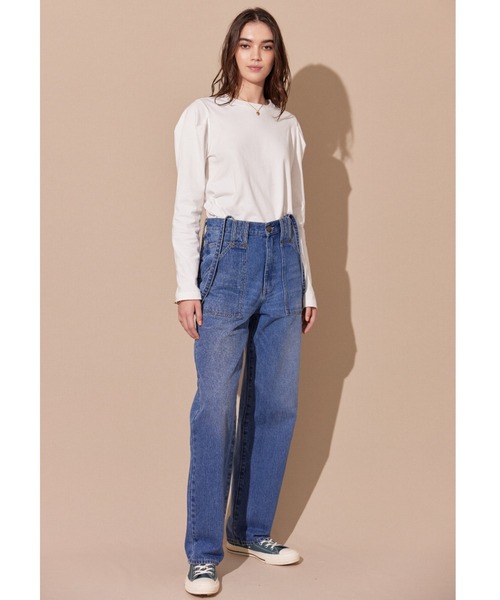 ALEXIA STAM(アリシアスタン)の「Suspenders Painter Pants /サスペンダーペインターパンツ(その他パンツ・レディース・ブラウン/ブルー・S/M)」の13枚目の写真