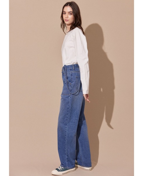 ALEXIA STAM(アリシアスタン)の「Suspenders Painter Pants /サスペンダーペインターパンツ(その他パンツ・レディース・ブラウン/ブルー・S/M)」の15枚目の写真