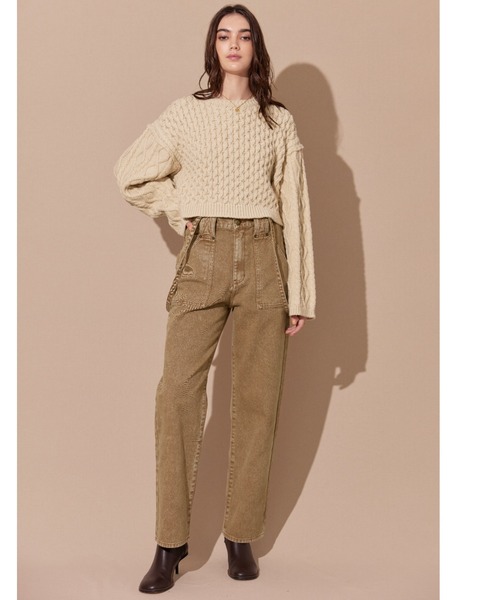 ALEXIA STAM(アリシアスタン)の「Suspenders Painter Pants /サスペンダーペインターパンツ(その他パンツ・レディース・ブラウン/ブルー・S/M)」の8枚目の写真