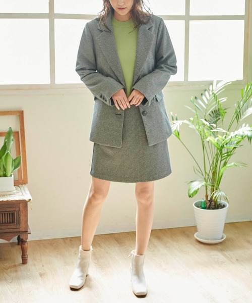 FREE'S MART（フリーズマート）の「【低身長サイズ/Sシリーズ】◆起毛ミニスカート（スカート・レディース・ベージュ/ブラック系その他/ブラウン系その他/イエロー・X-SMALL/SMALL/MEDIUM）」の9枚目の写真