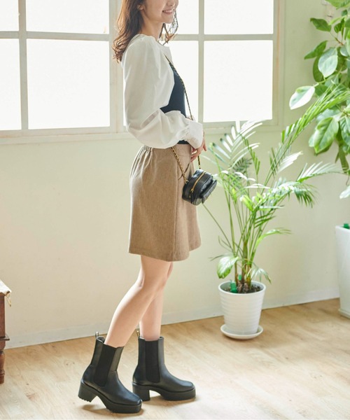 FREE'S MART（フリーズマート）の「【低身長サイズ/Sシリーズ】◆起毛ミニスカート（スカート・レディース・ベージュ/ブラック系その他/ブラウン系その他/イエロー・X-SMALL/SMALL/MEDIUM）」の18枚目の写真