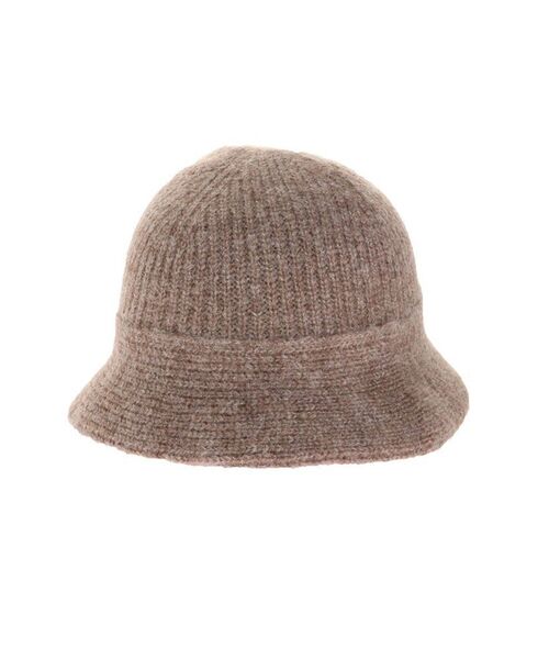 EMODA(エモダ)の「シャギーニットフレアハット(ハット・レディース・ベージュ/ブラック・FREE)」の3枚目の写真