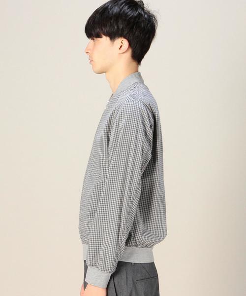 BEAUTY&YOUTH UNITED ARROWS(ビューティーアンドユースユナイテッドアローズ)の「BY コットン シャツファブリック ブルゾン ◆(ブルゾン・メンズ・ダークグレー/ライトブルー・MEDIUM/LARGE/SMALL/X-LARGE)」の9枚目の写真