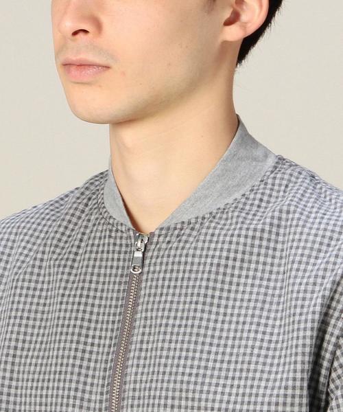 BEAUTY&YOUTH UNITED ARROWS(ビューティーアンドユースユナイテッドアローズ)の「BY コットン シャツファブリック ブルゾン ◆(ブルゾン・メンズ・ダークグレー/ライトブルー・MEDIUM/LARGE/SMALL/X-LARGE)」の11枚目の写真