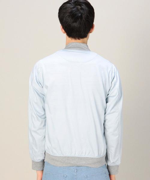 BEAUTY&YOUTH UNITED ARROWS(ビューティーアンドユースユナイテッドアローズ)の「BY コットン シャツファブリック ブルゾン ◆(ブルゾン・メンズ・ダークグレー/ライトブルー・MEDIUM/LARGE/SMALL/X-LARGE)」の5枚目の写真