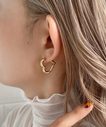 iso | ハートフープピアス(ピアス（両耳用）)