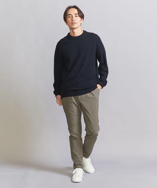 BEAUTY&YOUTH UNITED ARROWS（ビューティーアンドユースユナイテッドアローズ）の「ダブルフェイス 1プリーツ イージー テーパード パンツ（その他パンツ・メンズ・ブラック/ネイビー/オリーブ・S/M/L/XL）」の9枚目の写真
