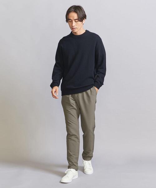 BEAUTY&YOUTH UNITED ARROWS（ビューティーアンドユースユナイテッドアローズ）の「ダブルフェイス 1プリーツ イージー テーパード パンツ（その他パンツ・メンズ・ブラック/ネイビー/オリーブ・S/M/L/XL）」の10枚目の写真