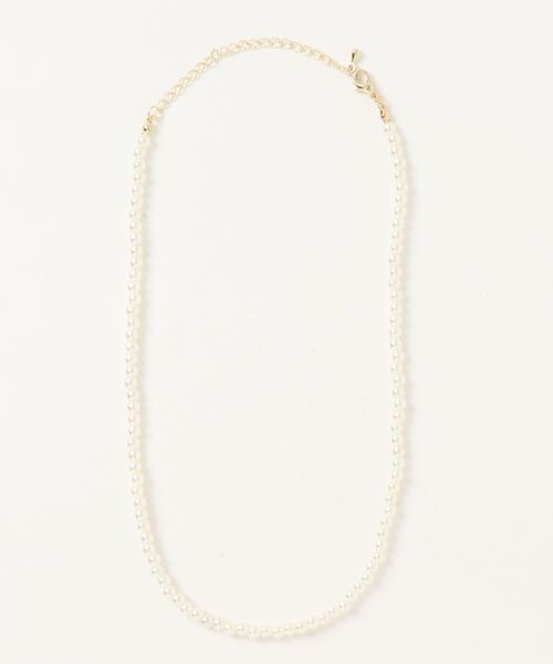 Catherine Cottage(キャサリンコテージ)の「4mmパールビーズネックレス(ネックレス・キッズ・ホワイト・FREE)」の5枚目の写真