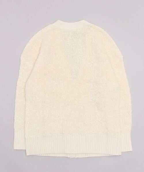Banana Republic（バナナリパブリック）の「Safidoブークレカーディガン（カーディガン/ボレロ・レディース・ライトグレー/アイボリー・XS/S/M/L）」の3枚目の写真