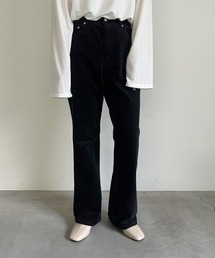 【ZOZO限定】コーデュロイセミフレアパンツ