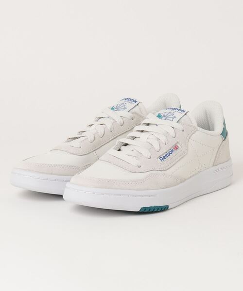 Reebok（リーボック）の「COURT PEAK （white）（スニーカー・メンズ・ホワイト/バーガンディー・26.5cm/24.0cm/24.5cm/27.5cm/27.0cm/26.0cm/23.5cm/28.0cm）」の2枚目の写真