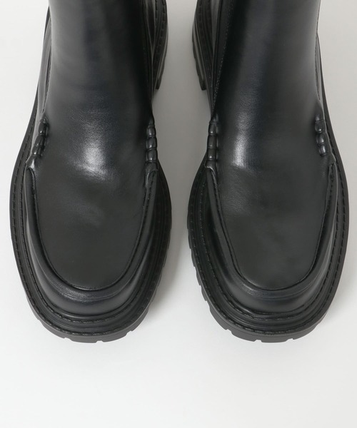 KBF（ケイビーエフ）の「モカシントゥサイドゴアブーツ（ブーツ・レディース・ダークブラウン/ブラック・38/37/36）」の15枚目の写真