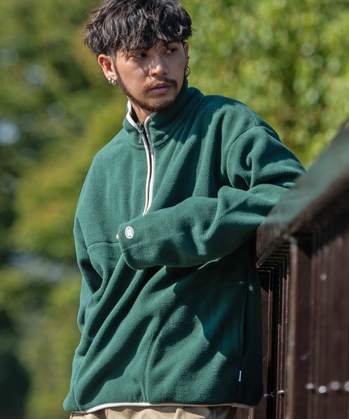 Discus Jp DISCUS(ディスカス)の「『DISCUS/ディスカス』フリース配色パイピングハーフZIP(スウェット)」 - WEAR