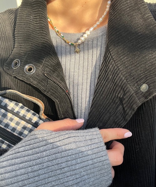 whim（ウィム）の「Carol -パールビーズネックレス-（ネックレス・レディース・ゴールド・FREE）」の10枚目の写真