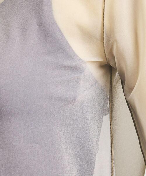 UNITED ARROWS（ユナイテッドアローズ）の「チュール ハイネック カットソー（Tシャツ/カットソー・レディース・ナチュラル/オフホワイト/ブラック・FREE）」の10枚目の写真