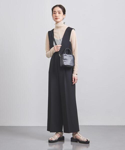 UNITED ARROWS（ユナイテッドアローズ）の「チュール ハイネック カットソー（Tシャツ/カットソー・レディース・ナチュラル/オフホワイト/ブラック・FREE）」の18枚目の写真