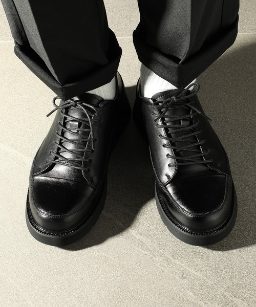 ⭐️未使用⭐️ WTAPS ビジネスシューズ　ドレスシューズ ブラック　レザー 新品 ブラックレザー 革靴 ビジネス ドレス シューズ 紳士 27cm