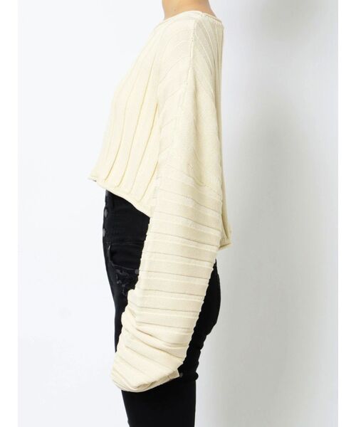 EMODA（エモダ）の「ルーズネックニット（ニット/セーター・レディース・ピンク/ブルー/アイボリー/ブラック・FREE）」の12枚目の写真