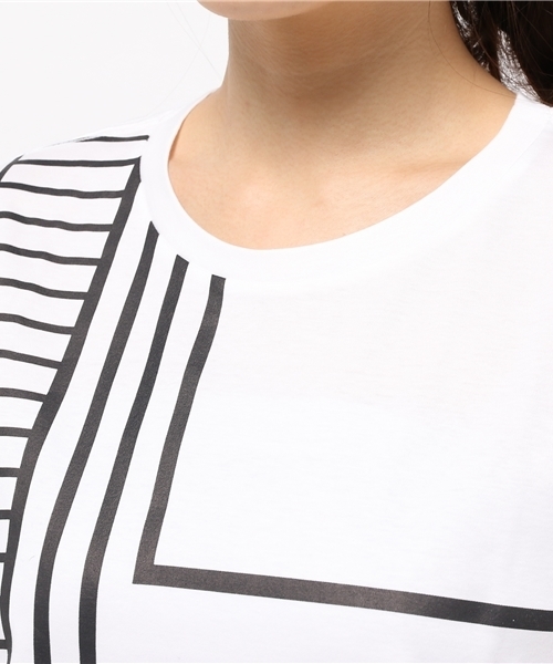 FAD THREE（ファドスリー）の「HOMEWORKコラボレーションTee（Tシャツ/カットソー・レディース・ホワイト・MEDIUM/SMALL）」の5枚目の写真