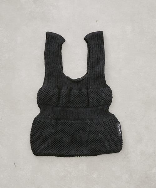 BIRTHDAY BAR(バースデイバー)の「【ThinKniT】marche bag dress Sサイズ マルシェバッグ(ハンドバッグ・レディース・ピンク/グリーン/イエロー/ブルー/ブラック・フリー)」の12枚目の写真